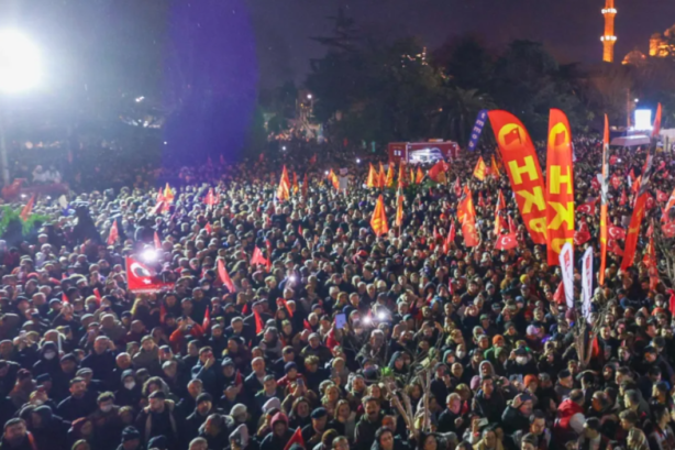 The night Turkey marched against Erdogan’s crackdown